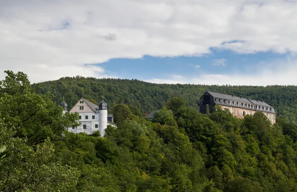 Uitzicht Schloss Schwarzburg — Stockfoto