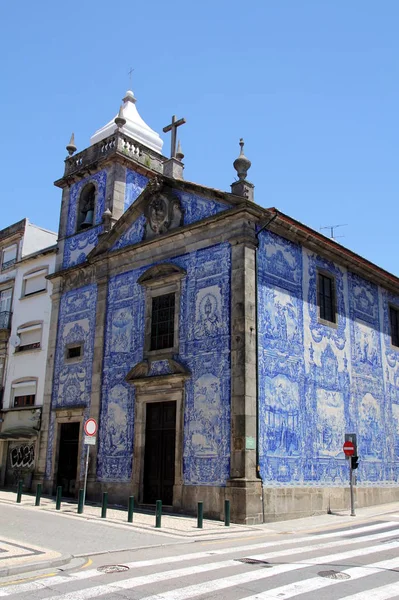 Azulejo Wall Tile Facade Church — Φωτογραφία Αρχείου