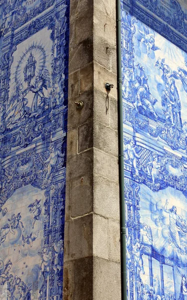 Azulejo Wall Tiles Facade Church — ストック写真