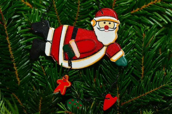 Santa Claus Christmas Tree Decoration — Stock Photo, Image