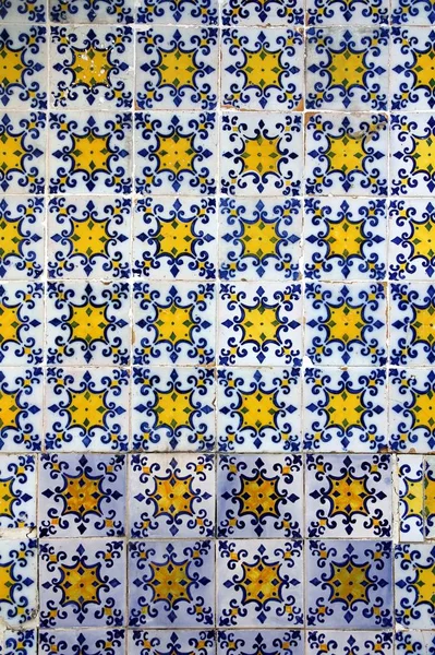 Azulejo Falburkolatok Lisbon Portugália — Stock Fotó