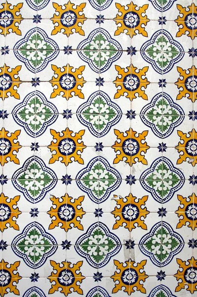 Lizbon Portekiz Azulejo Duvar Kiremitleri — Stok fotoğraf