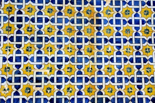 Lizbon Portekiz Azulejo Duvar Fayansı — Stok fotoğraf