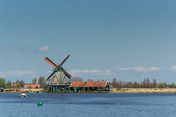 Moinhos Zaanse Schans Países Bajos — Fotografia de Stock