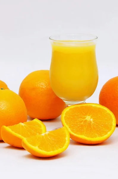 Апельсиновый Сок Апельсинами — стоковое фото