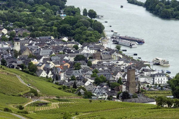 Rudesheim Rhein Oude Stad — Stockfoto