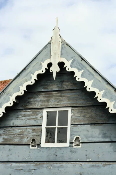 Ornamentar Gables Casa Madeira Holandesa Tradicional — Fotografia de Stock