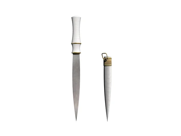 Rendering Coltello — Foto Stock