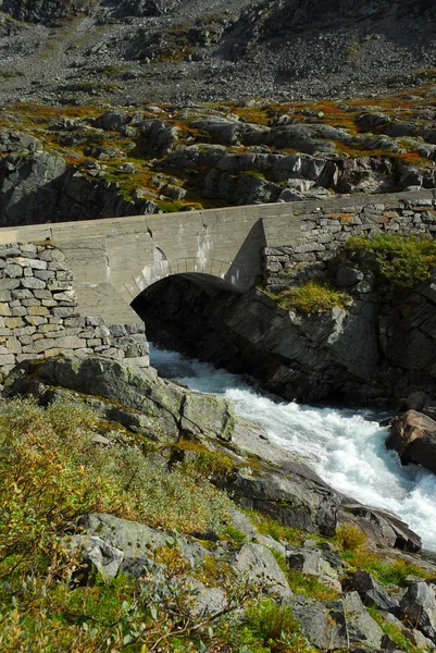 Noruega Sobre Paisagem Natural Fundo — Fotografia de Stock