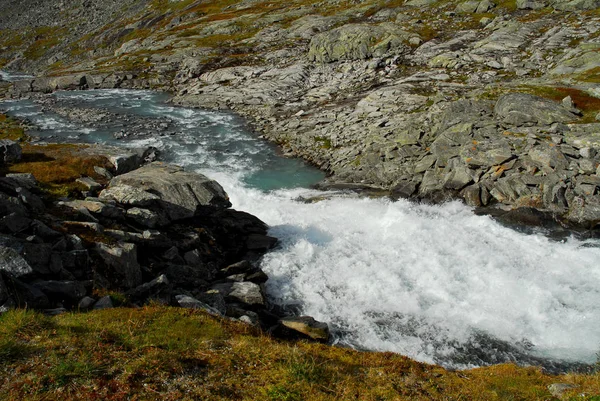 Noruega Sobre Paisagem Natural Fundo — Fotografia de Stock