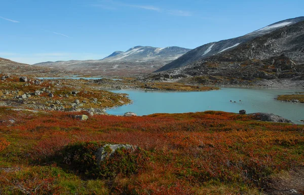 Noruega Sobre Paisagem Natural Fundo — Fotografia de Stock