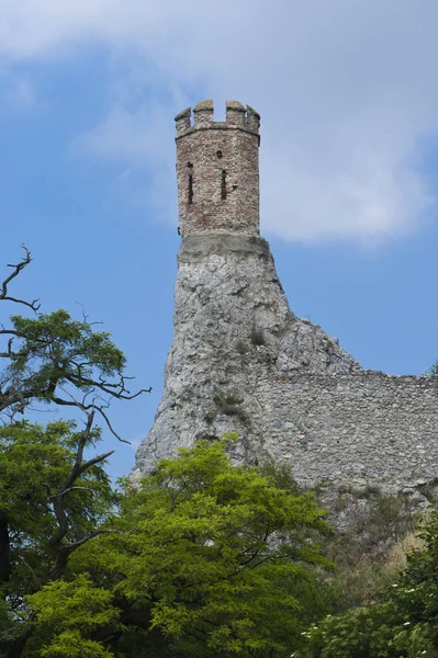 Castelo Devin Bratislava Slovakia Castelo Devin Bratislava Slovakia — Fotografia de Stock