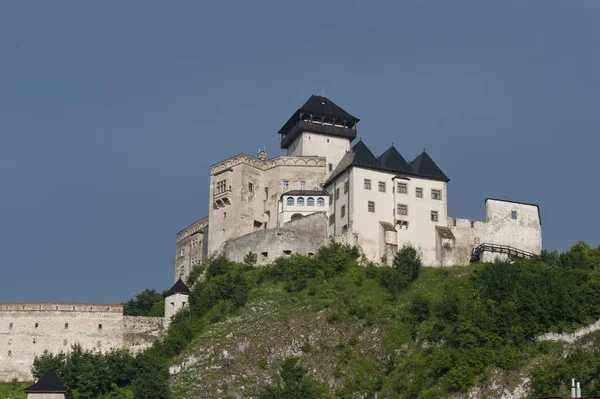 Burg Trencin Slowakei — Stockfoto
