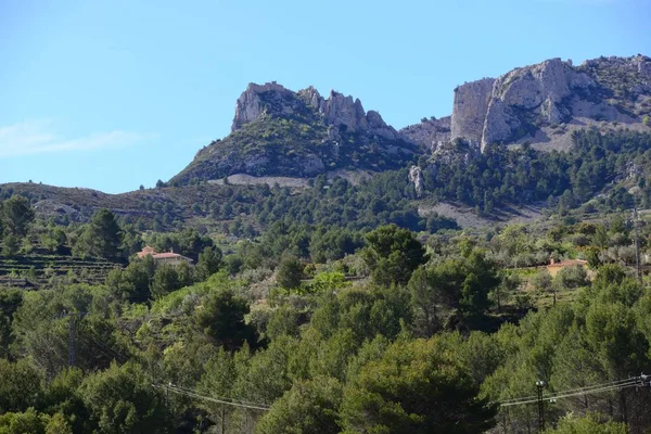 Údolí Guadalest Španělsko — Stock fotografie