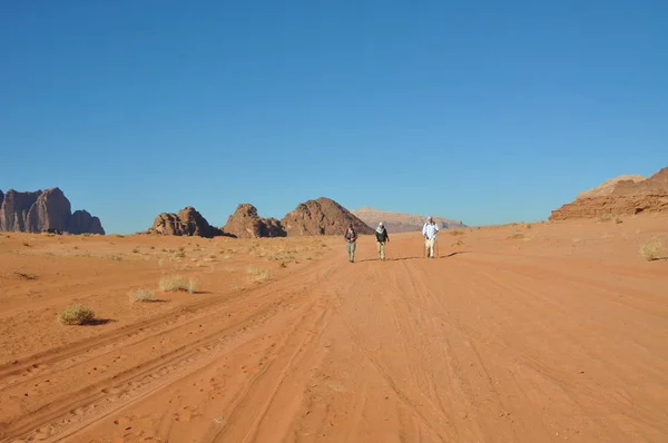 Jordan Parque Nacional Rum Wadi — Fotografia de Stock