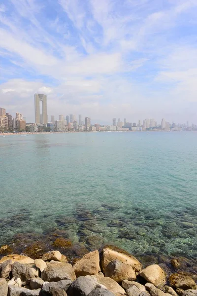 Horizonte Benidorm Costa Blanca España — Foto de Stock