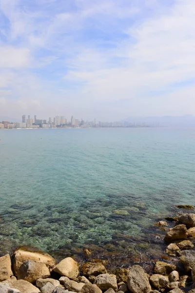 Langit Benidorm Costa Blanca Spanyol — Stok Foto