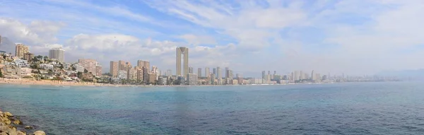 Horizonte Benidorm Costa Blanca Espanha — Fotografia de Stock