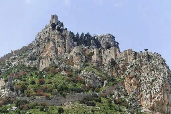 十字军圣 希劳里翁城堡在Girne — 图库照片