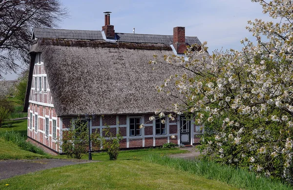 Oud Houten Huis Het Dorp — Stockfoto