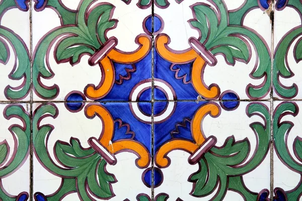 葡萄牙布拉加的Azulejo — 图库照片