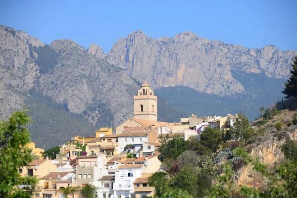 Polop Marina España Alicante Costa Blanca Iglesia — Foto de Stock