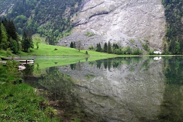 Vista Panorámica Del Hermoso Paisaje Los Alpes — Foto de Stock