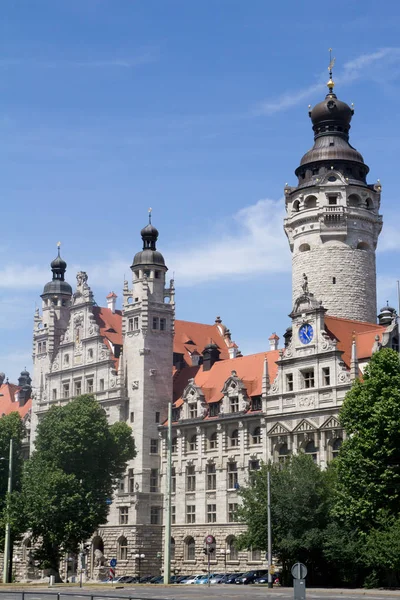 Leipzig Yeni Belediye Binası — Stok fotoğraf