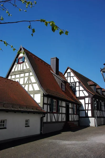 Maisons Colombages Rheinzabern — Photo