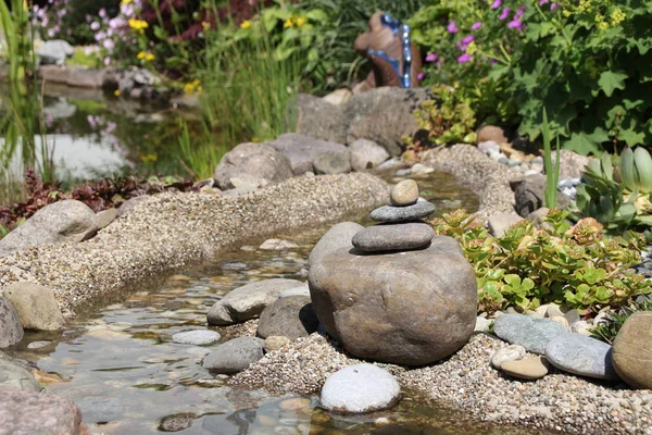 Road Stone Stream — Stock Photo, Image