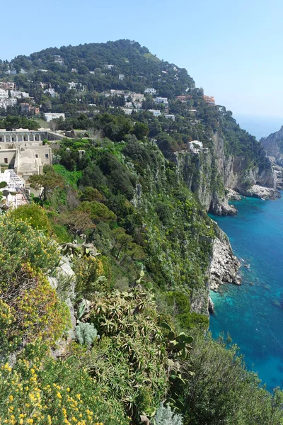 Acantilados Rocosos Capri — Foto de Stock