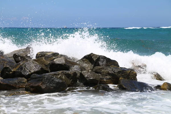 Vista Una Hermosa Costa Del Mar — Foto de Stock