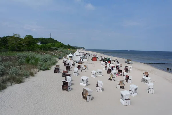 Isola Usedom Spiaggia Heringsdorf — Foto Stock