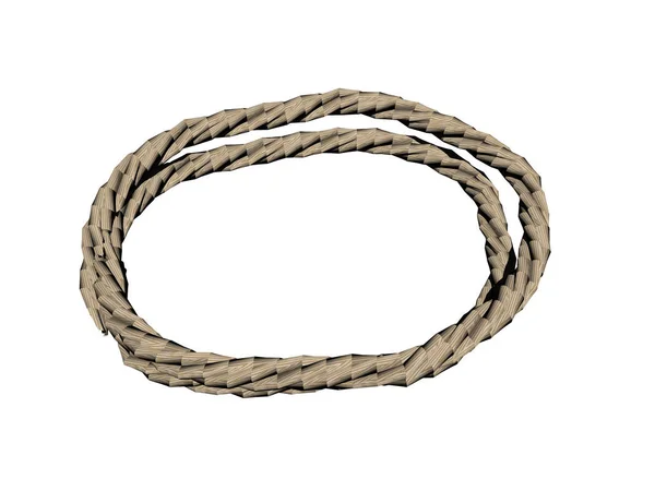 Rope Wound Freed — Stock Photo, Image