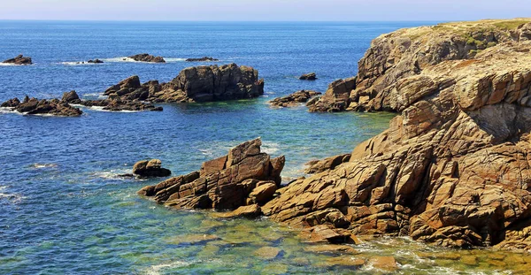 Güney Britanya Daki Quiberon Yarımadasının Kıyı Manzarası — Stok fotoğraf