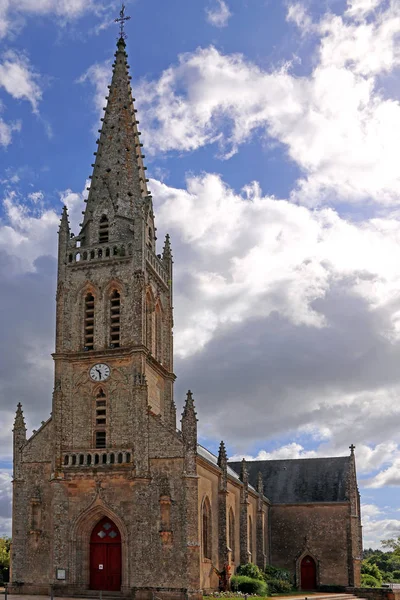 Kościół Pierre Saint Paul Pluneret Morbihan — Zdjęcie stockowe