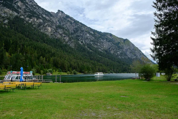 Jezioro Heiterwang Heiterwang Tyrol Austria — Zdjęcie stockowe