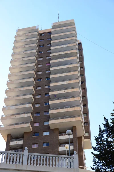 Hausfassaden Benidorm Costa Blanca Spanje — Stockfoto