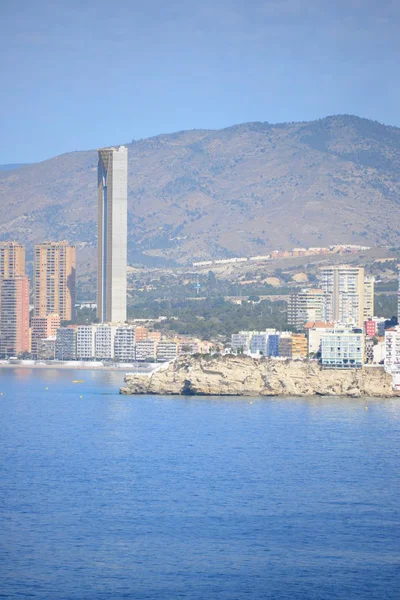 Hausfassaden Benidorm Costa Blanca Spanya — Stok fotoğraf