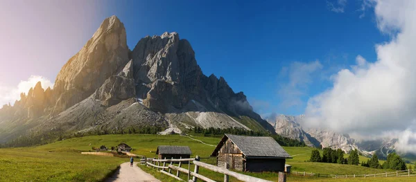 Vacker Utsikt Över Majestätiska Dolomiter Landskap Italy — Stockfoto