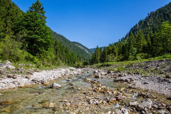 Fiume Nelle Alpi Tirolesi — Foto Stock