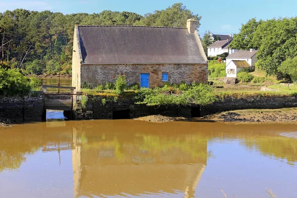 Młyn Pływowy Moulin Pomper Południowej Bretanii — Zdjęcie stockowe