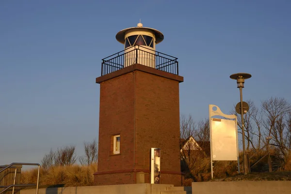 Világítótorony Wyk Auf Foehr Schleswig Holstein Németország — Stock Fotó