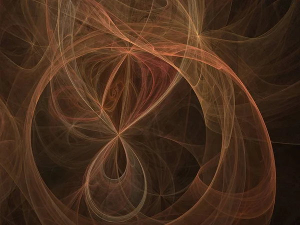 Experiment Spiraler Och Virvlar Nyanser Brunt — Stockfoto