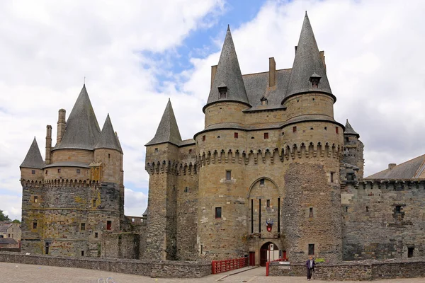 Scenic View Majestic Medieval Castle Architecture — Stock Photo, Image