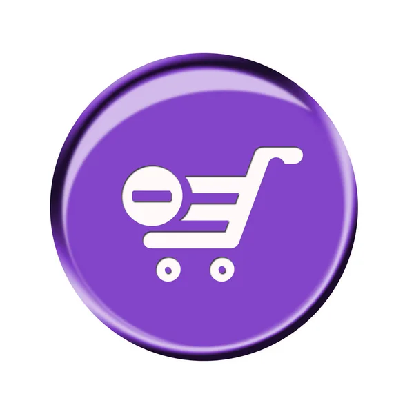 Shopping Cart Online Shop — Stock Photo, Image