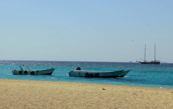 Barcos Playa — Foto de Stock