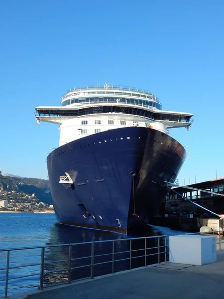 Bateau Croisière Est Dans Port — Photo