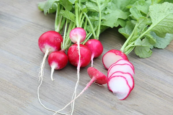 Fresh Radishes Radi Bund — Stock Photo, Image