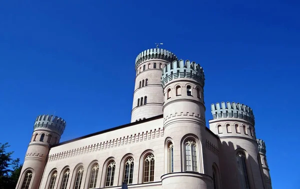 Vista Panorâmica Majestosa Arquitetura Medieval Castelo — Fotografia de Stock